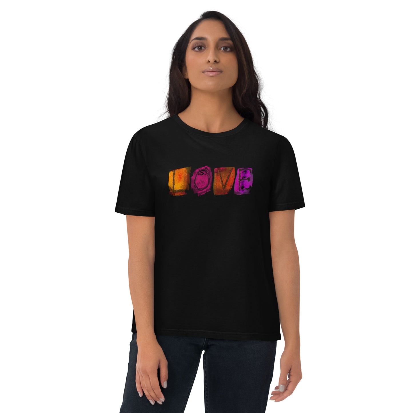 LOVE T-shirt in organic cotton unisex