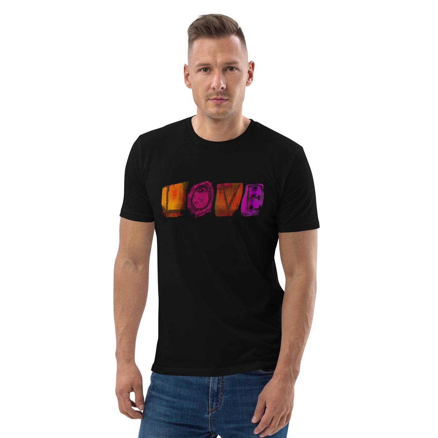 LOVE T-shirt in organic cotton unisex