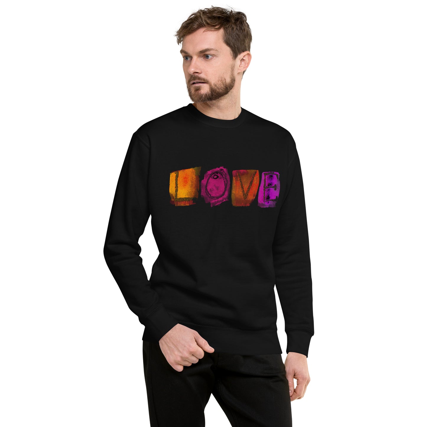 LOVE thick unisex sweatshirt