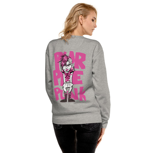 PURPLE PUNK thick unisex sweatshirt