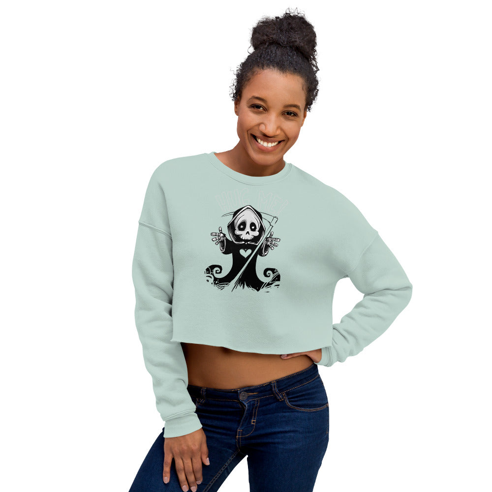 HUG ME cropped sweatshirt