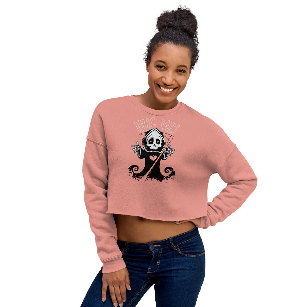 HUG ME cropped sweatshirt