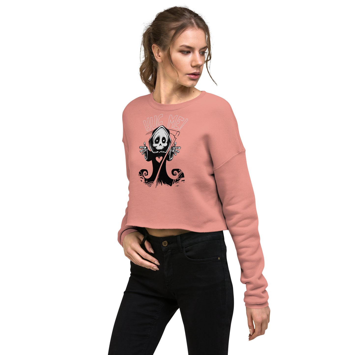 HUG ME cropped sweatshirt